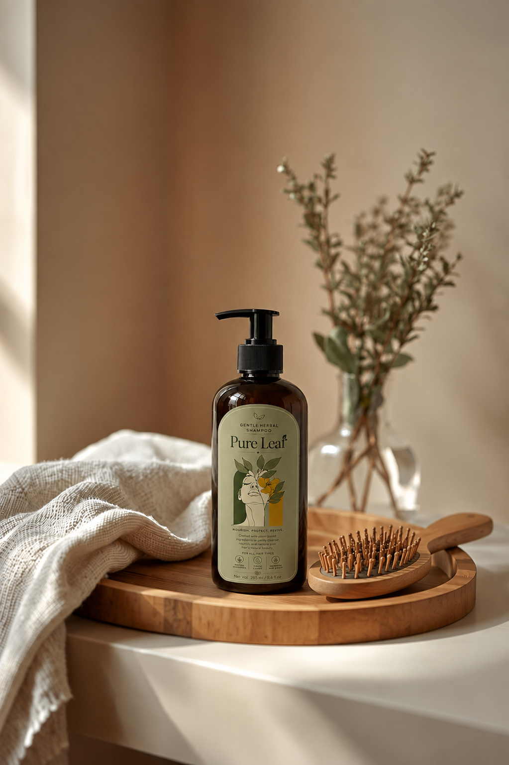 Pure Leaf Gentle Herbal Shampoo – 285ml