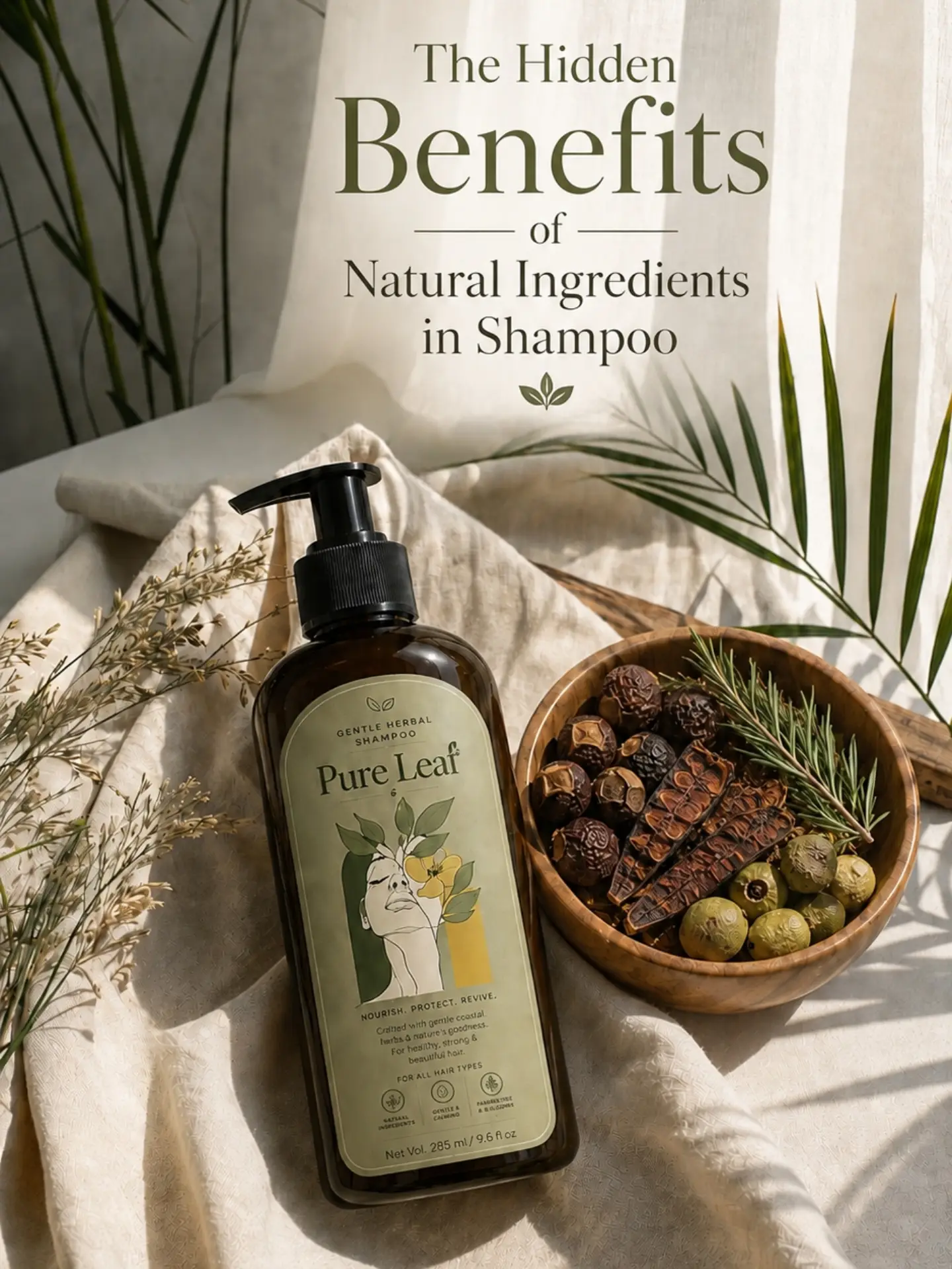 Pure Leaf herbal shampoo